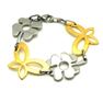 Picture of Floral Bracelet Stainless Steel Gold Plating