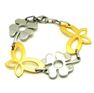 Picture of Floral Bracelet Stainless Steel Gold Plating