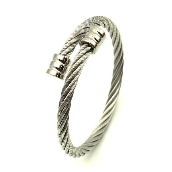 Picture of Cable Twisted Bangle Stainless Steel 