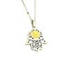Picture of Hamsa Simbol Necklace Stainless Steel Polished