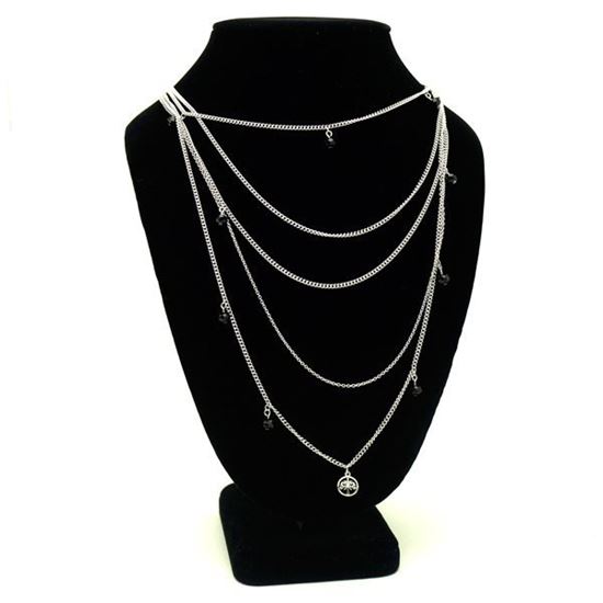Picture of Stainless Steel Necklace with Five Laps