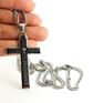 Picture of Stainless Steel Lord's Prayer Cross Necklace