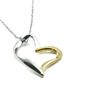 Picture of Silver/Gold Heart Necklace Stainless Steel
