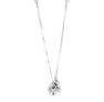 Picture of ANFLO Silver Heart Lock Necklace Stainless Steel