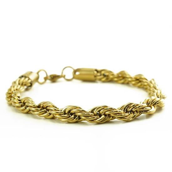 Picture of MIS Rope Chain Bracelet Stainless Steel 