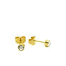 Picture of Stud Crystal Earrings Stainless Steel