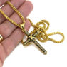 Picture of Crucifix  Pendant  Necklace Gold Plating Stainless Steel