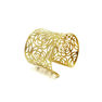 Picture of Flower Bangle Bracelet Stainless Steel Gold Plating