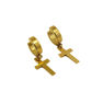 Picture of Huggie  Cross Earrings Stainless Steel for Men Women