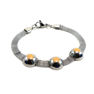 Picture of Flower Bracelet Stainelss Steel High Polished