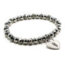 Picture of Crystal Charm Bracelet Stainless Steel Polished