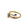 Picture of Cable Wire Ring Stainless Steel Gold Plating