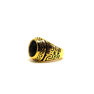 Picture of Men Stone Stainless Steel Gold Plating Ring