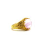 Picture of Crystal Rose Ring Stainless Steel Gold Plating