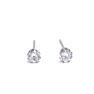 Picture of Stud CZ Earrings Stainless Steel