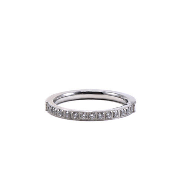 Picture of Band Ring CZ Stainless Steel Ring