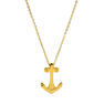 Picture of Anchor Necklace Stainless Steel  Gold Plating