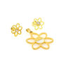 Picture of Flower Set Necklace Stainless Steel Gold Plating