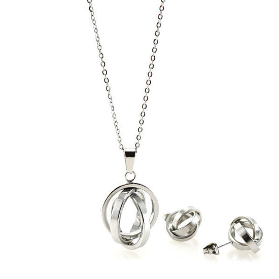 Picture of ANFLO Necklace Set Stainless Steel