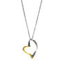 Picture of Heart Necklace Stainless Steel Gold Plating