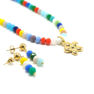 Picture of Color Bids  Necklace Stainless Steel Set