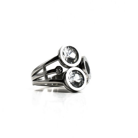 Picture of Crystal Ring Stainless Steel Hight Polished