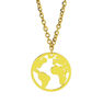 Picture of World Necklace Gold Stainless Steel