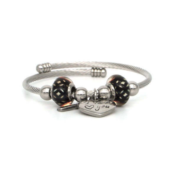 Picture of Charm Bracelet Bangle Stainless Steel