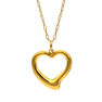 Picture of Heart Necklace Gold Plating Stainless Steel