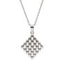 Picture of Rhombus Geometric Pattern Pendant Necklace
