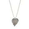 Picture of Leaf Necklace Stainless Steel  Silver